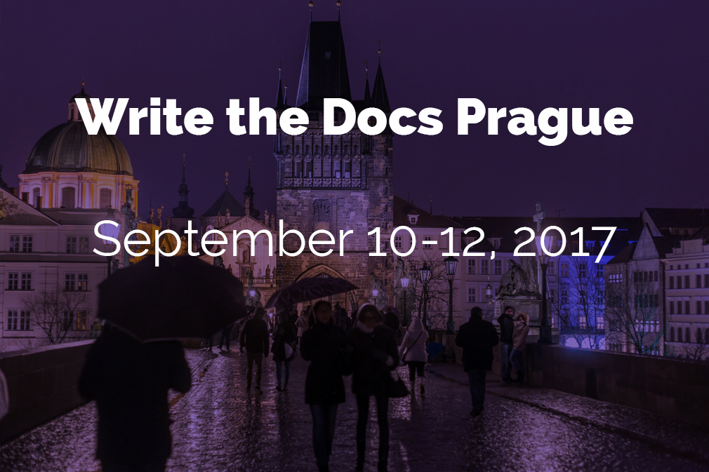 Write the Docs Prague 2017