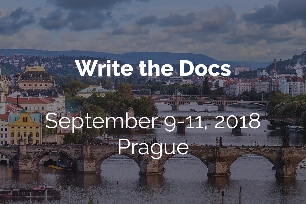 Write the Docs Prague 2018