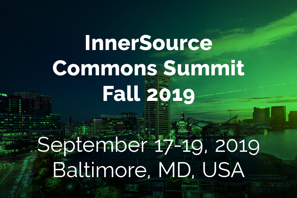 InnerSource Commons Fall Summit 2019