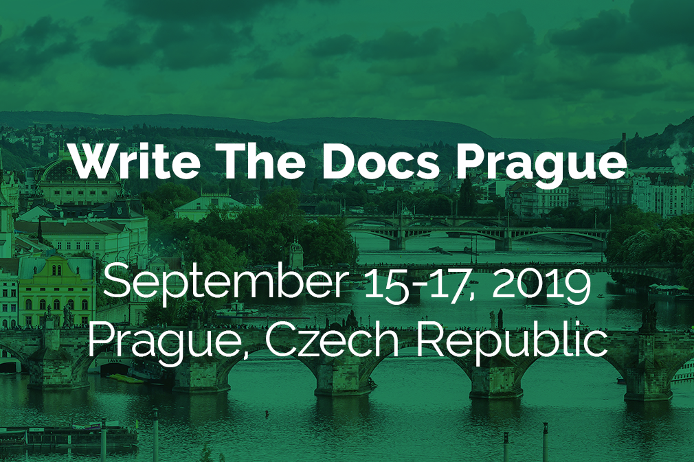 Write the Docs Prague 2019