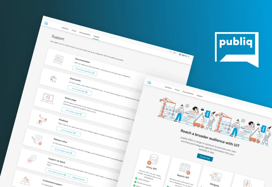 publiq's homepage