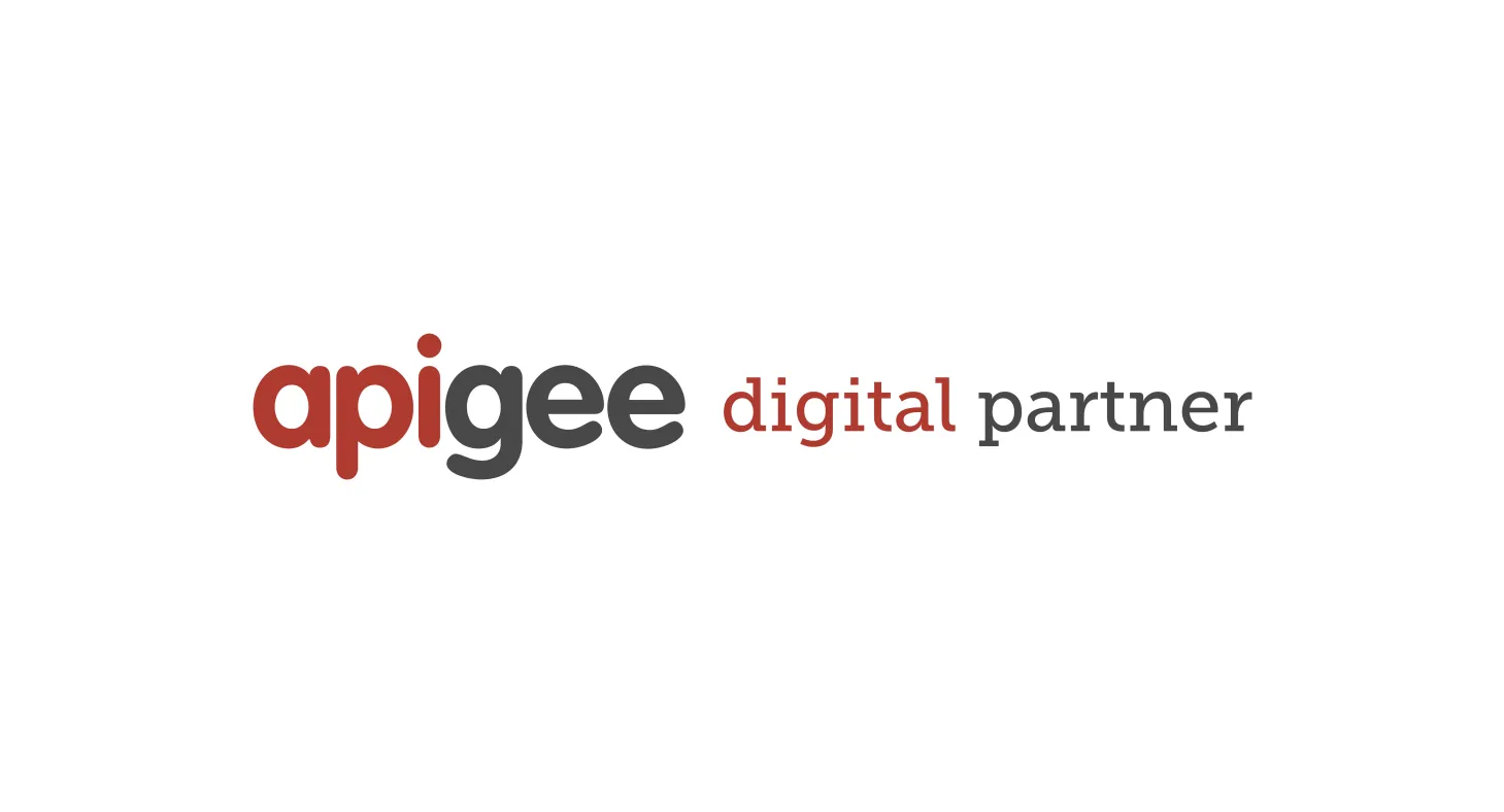 Apigee digital partner program text logo