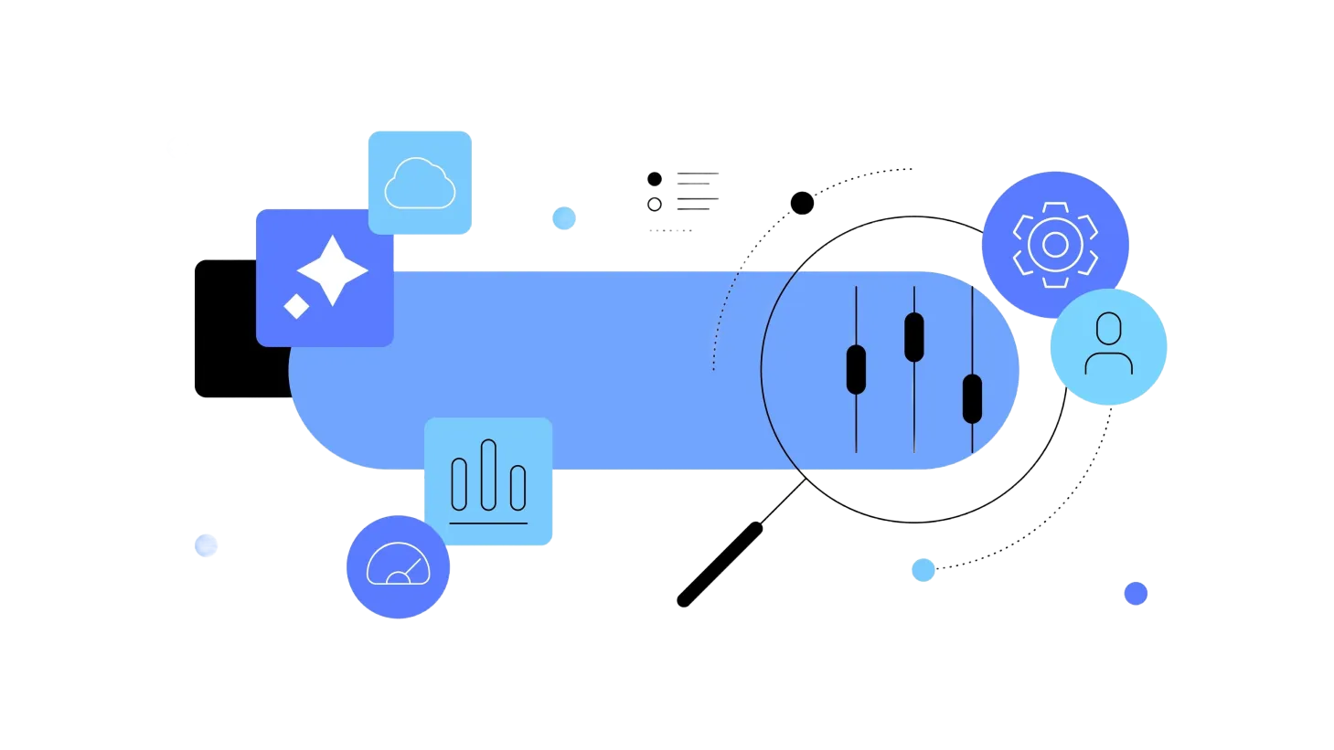 Illustration of AI search engine optimization