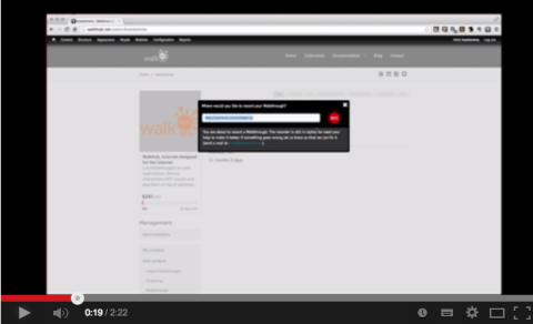 The WalkHub distribution now has a recorder!